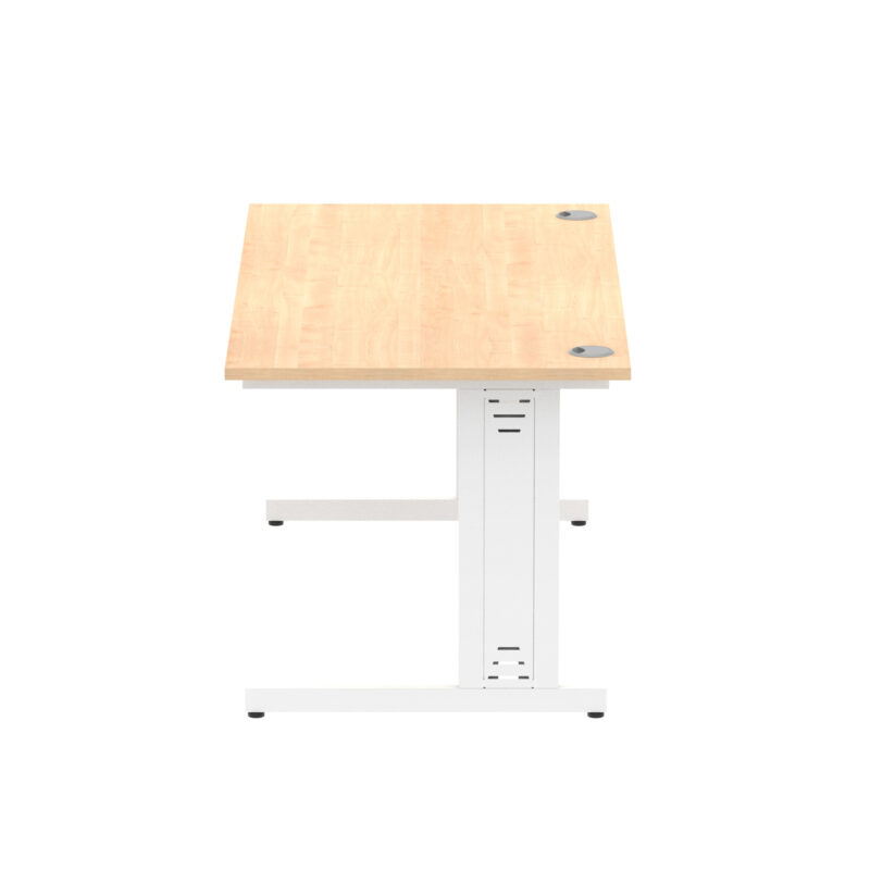 Impulse 1600mm Straight Desk Cable Managed Leg - Image 48