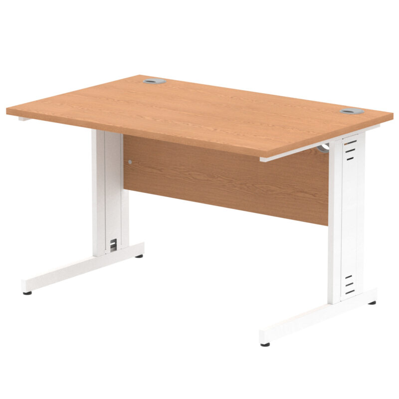 Impulse 1200mm Straight Desk Cable Managed Leg - Image 57