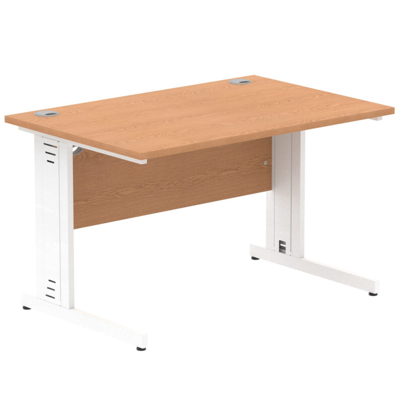 Impulse 1200mm Straight Desk Cable Managed Leg - Image 59
