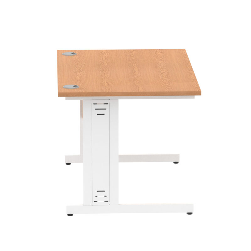 Impulse 1200mm Straight Desk Cable Managed Leg - Image 60
