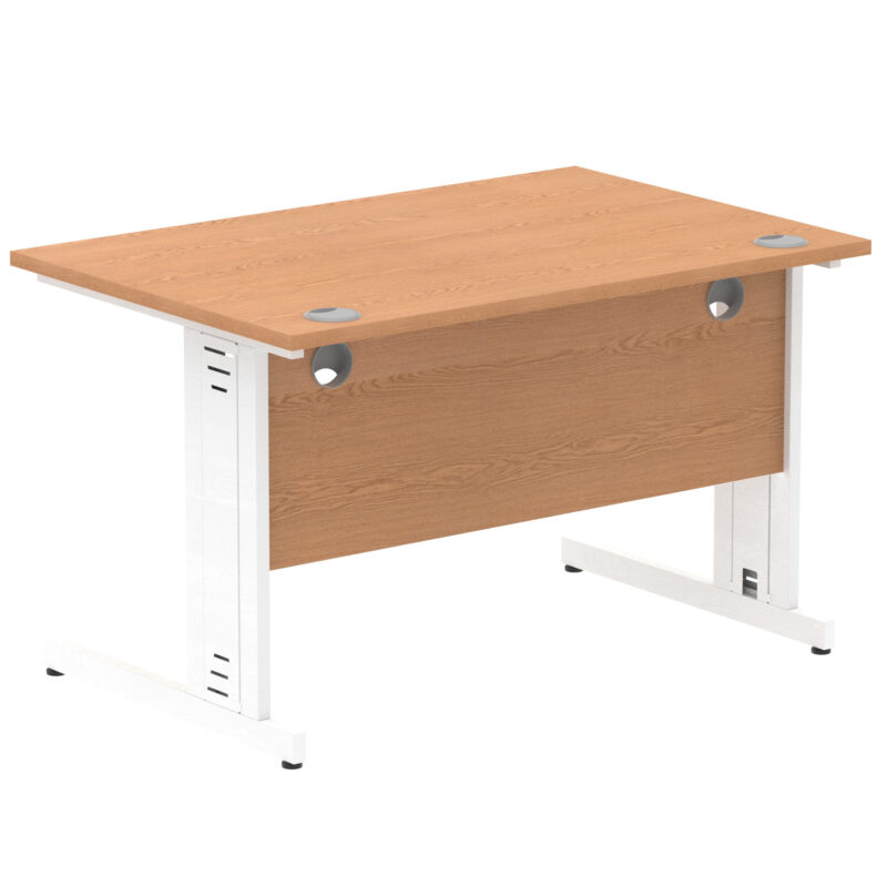 Impulse 1200mm Straight Desk Cable Managed Leg - Image 63