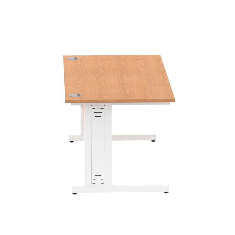 Impulse 1600mm Straight Desk Cable Managed Leg - Image 60
