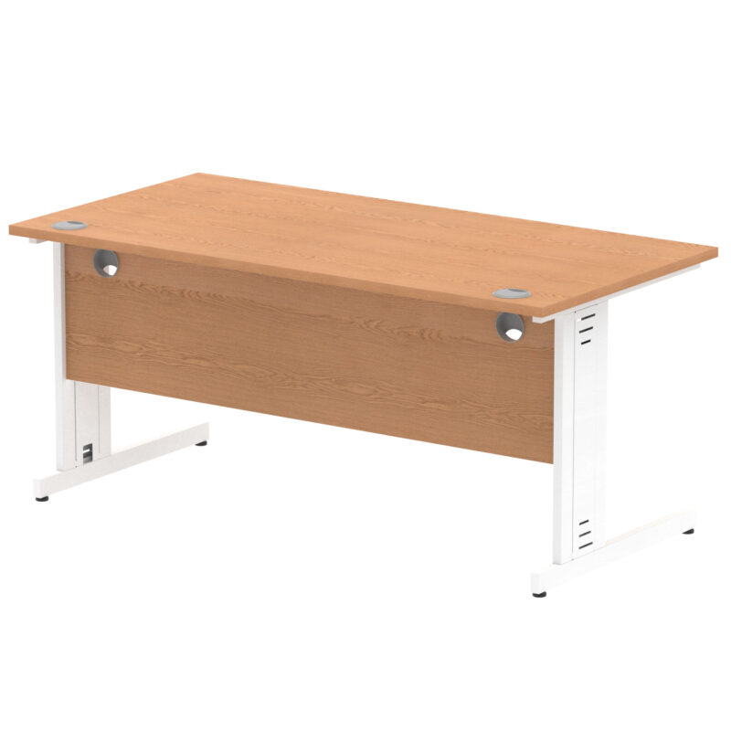 Impulse 1600mm Straight Desk Cable Managed Leg - Image 61