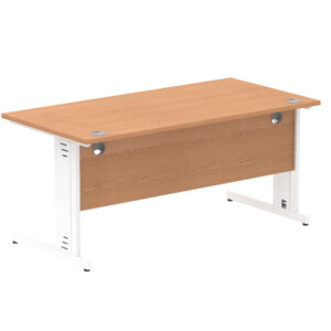 Impulse 1600mm Straight Desk Cable Managed Leg - Image 63