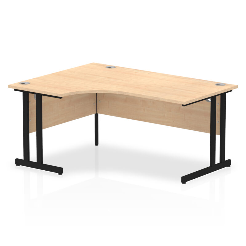 Impulse 1600mm Left Crescent Desk Cantilever Leg - Image 15