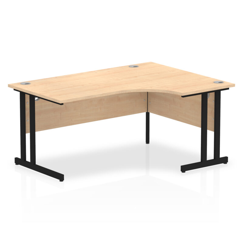 Impulse 1600mm Right Crescent Desk Cantilever Leg - Image 15