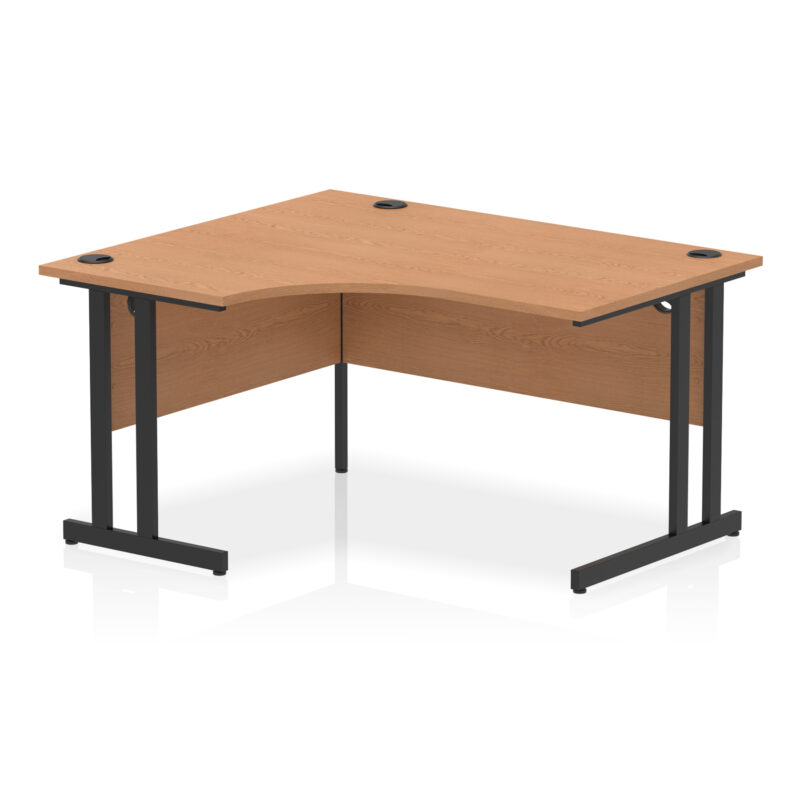 Impulse 1400mm Left Crescent Desk Cantilever Leg - Image 16