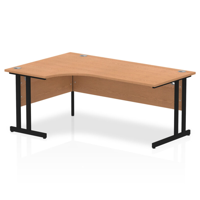 Impulse 1800mm Left Crescent Desk Cantilever Leg - Image 16