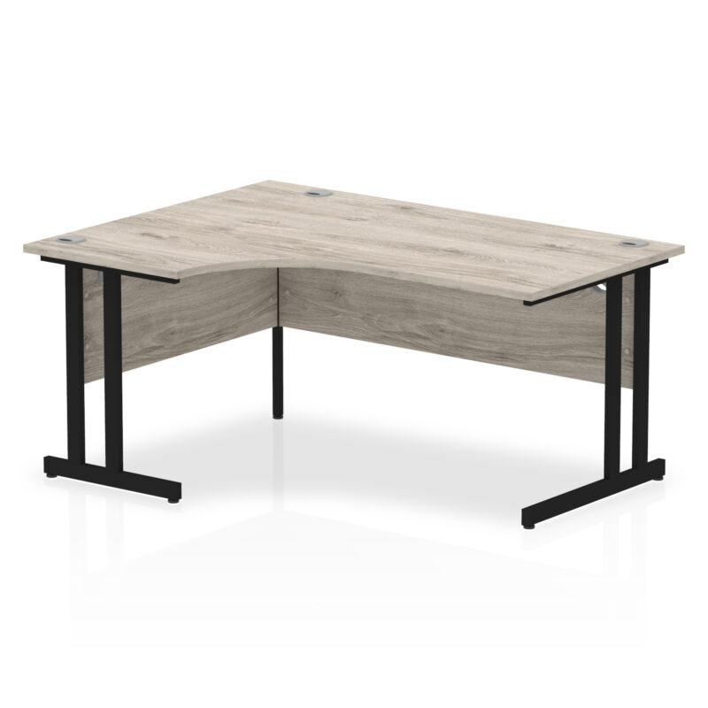 Impulse 1600mm Left Crescent Desk Cantilever Leg - Image 14