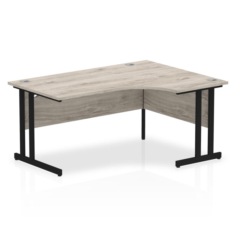Impulse 1600mm Right Crescent Desk Cantilever Leg - Image 14
