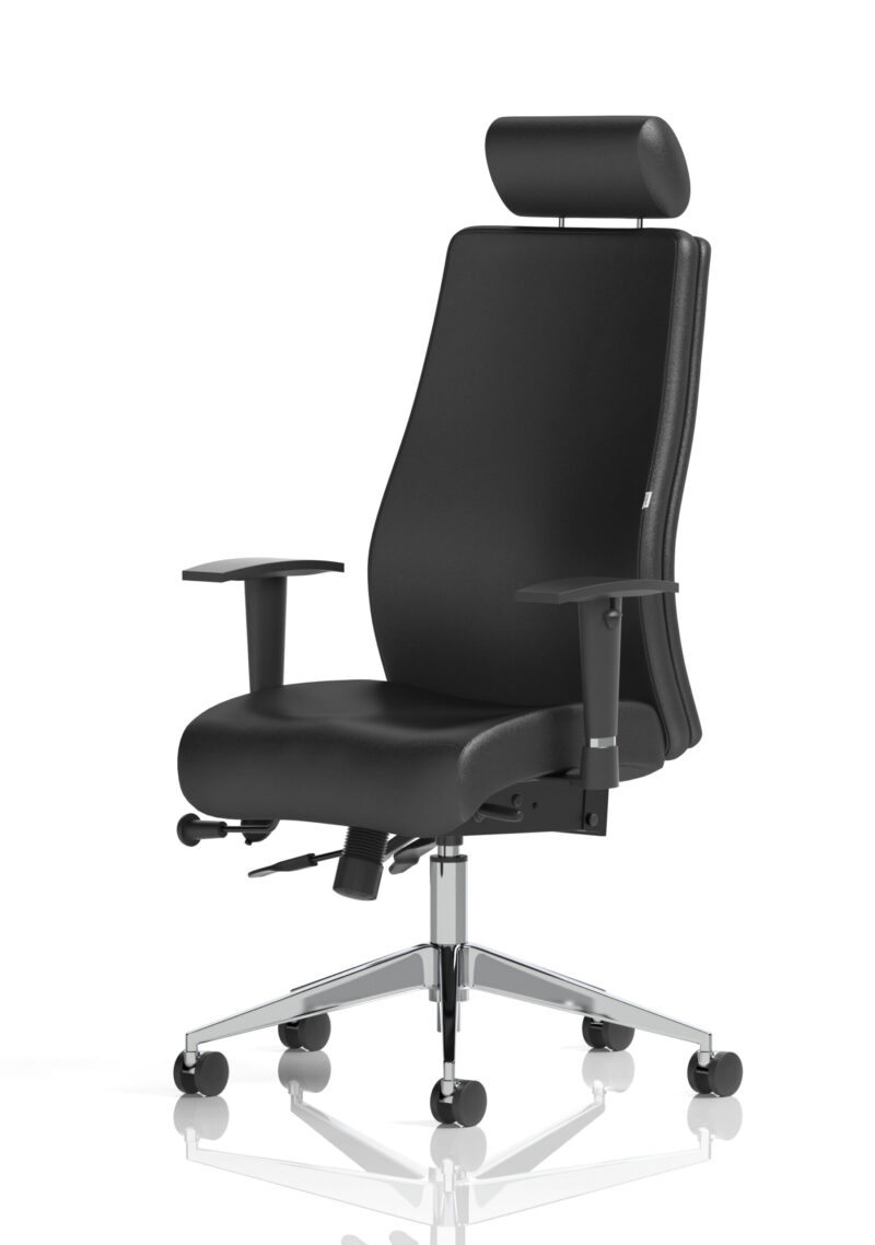Onyx High Back Ergonomic Posture Chair with Height Adjustable Arms - Image 27