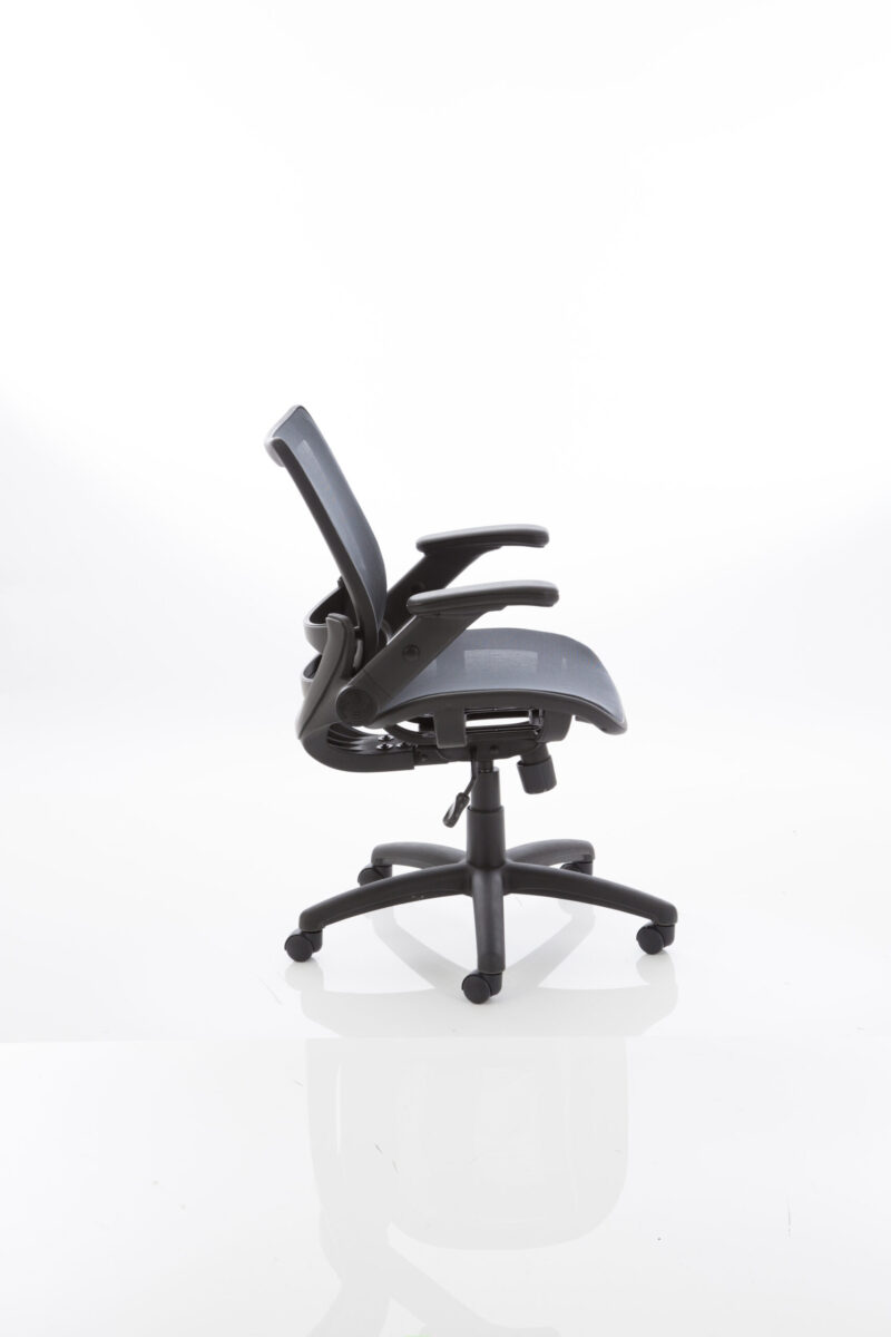 Fuller Medium Mesh Back Task Operator Office Chair with Folding Arms - Image 5