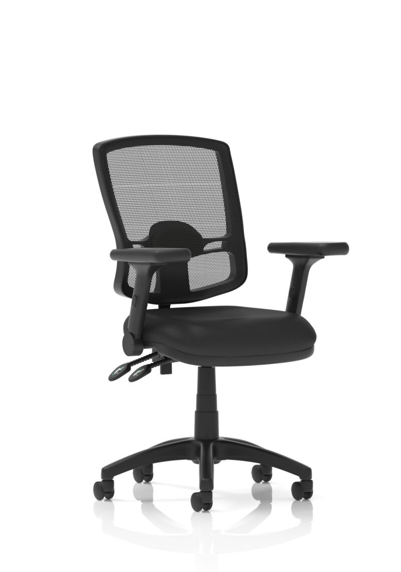 Eclipse Plus II Deluxe Mesh Back Task Operator Office Chair - Image 28