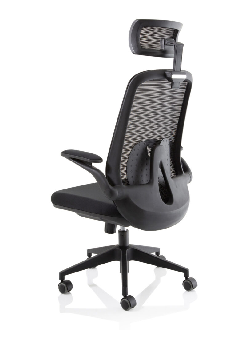 Sigma Executive Mesh Chair With Folding Arms - Image 5