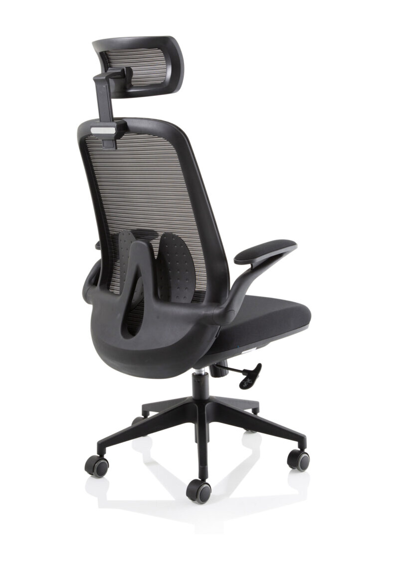 Sigma Executive Mesh Chair With Folding Arms - Image 7