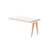 White/Natural Wood