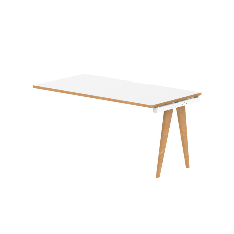 Oslo Single Row Bench Desk Extension Kit - Image 2