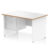White/Natural Wood