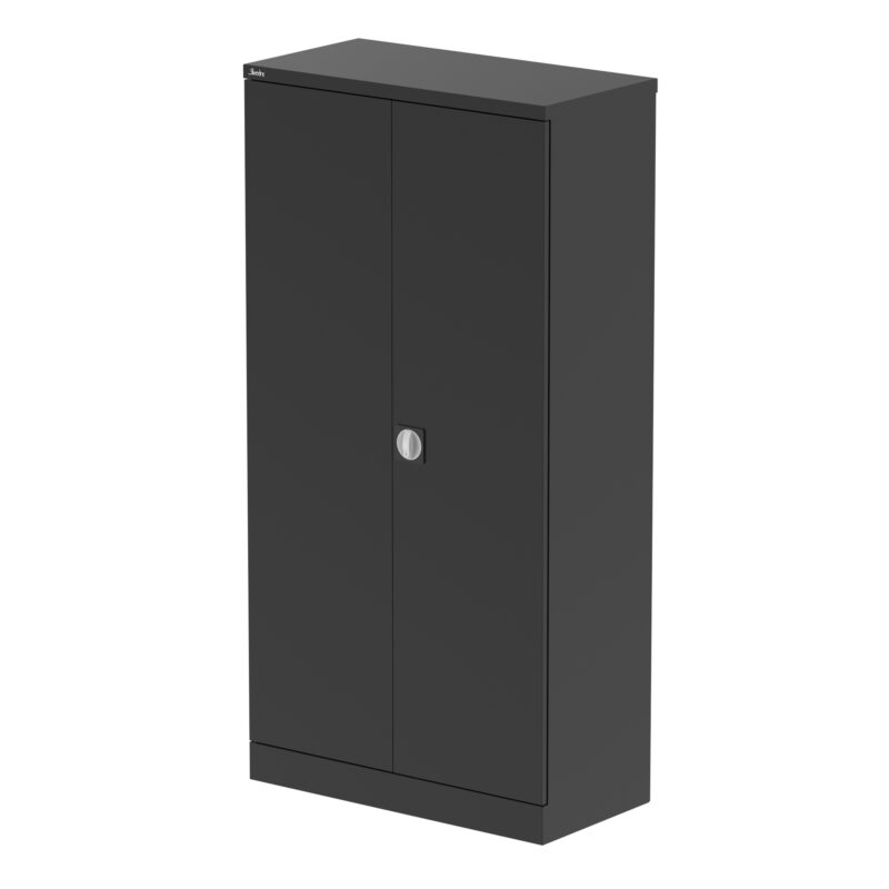 Qube Stationery 2-Door Cupboard With Shelves - Image 4