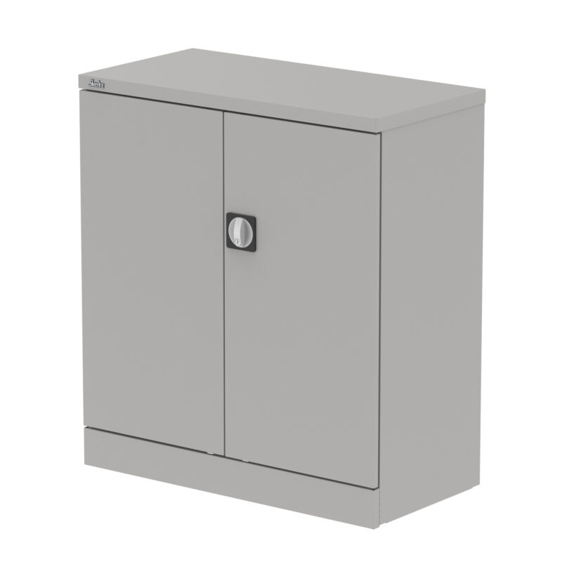 Qube Stationery 2-Door Cupboard With Shelves - Image 7
