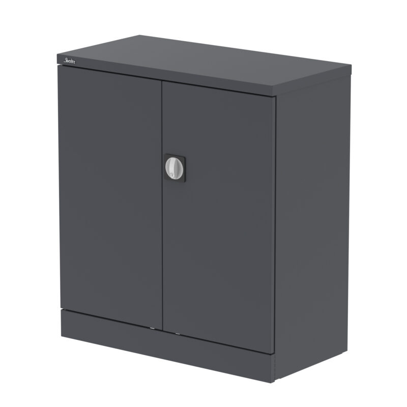 Qube Stationery 2-Door Cupboard With Shelves - Image 8