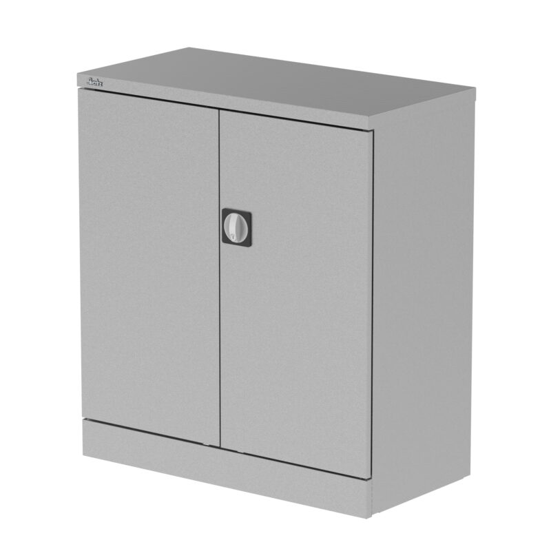 Qube Stationery 2-Door Cupboard With Shelves - Image 12
