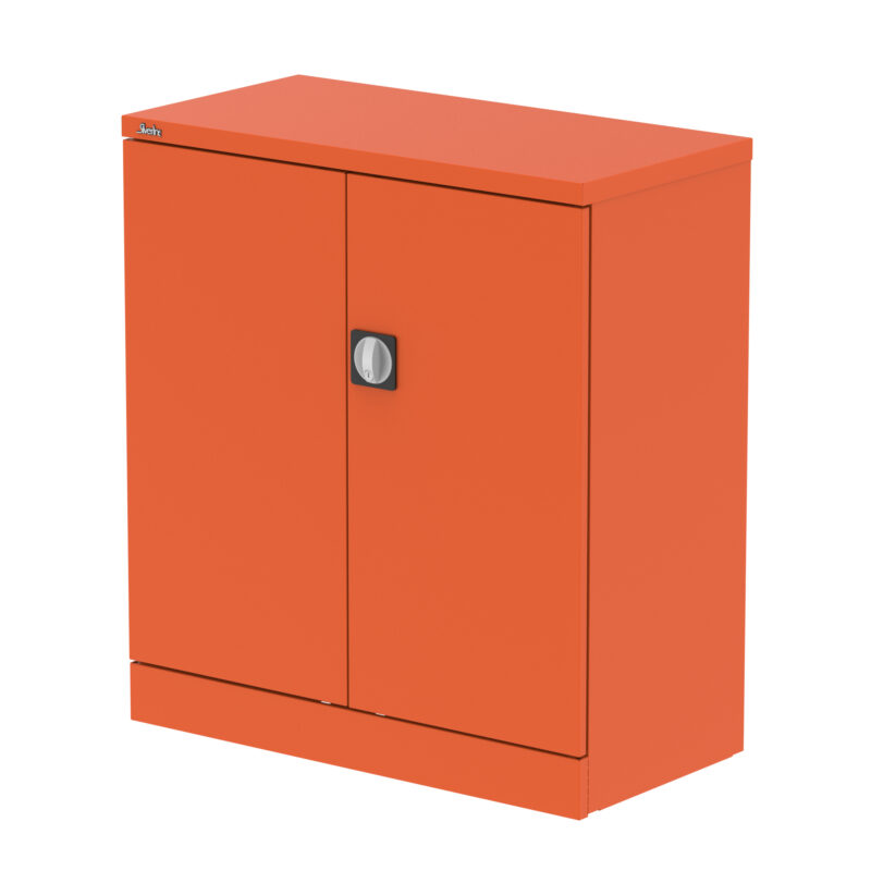 Qube Stationery 2-Door Cupboard With Shelves - Image 16