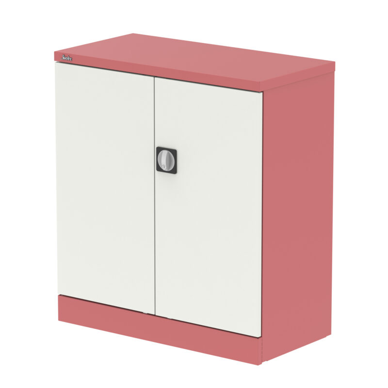 Qube Stationery 2-Door Cupboard With Shelves - Image 24