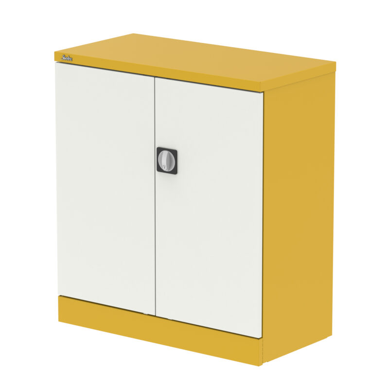 Qube Stationery 2-Door Cupboard With Shelves - Image 25