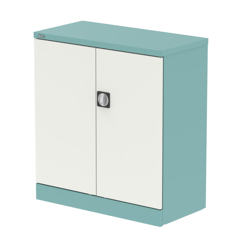 Qube Stationery 2-Door Cupboard With Shelves - Image 27