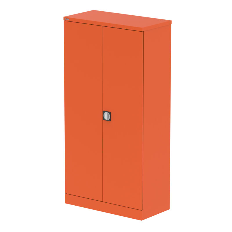 Qube Stationery 2-Door Cupboard With Shelves - Image 38
