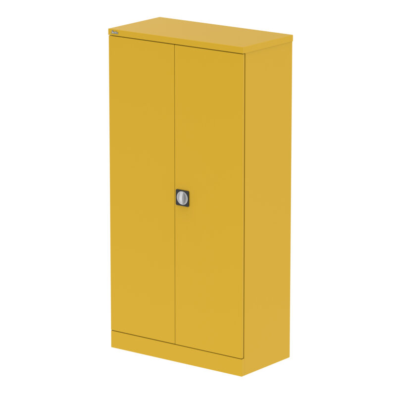 Qube Stationery 2-Door Cupboard With Shelves - Image 42