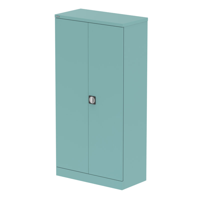 Qube Stationery 2-Door Cupboard With Shelves - Image 44