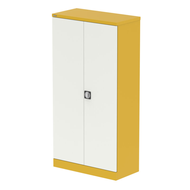 Qube Stationery 2-Door Cupboard With Shelves - Image 47