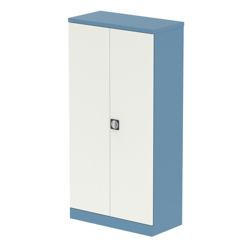 Qube Stationery 2-Door Cupboard With Shelves - Image 48