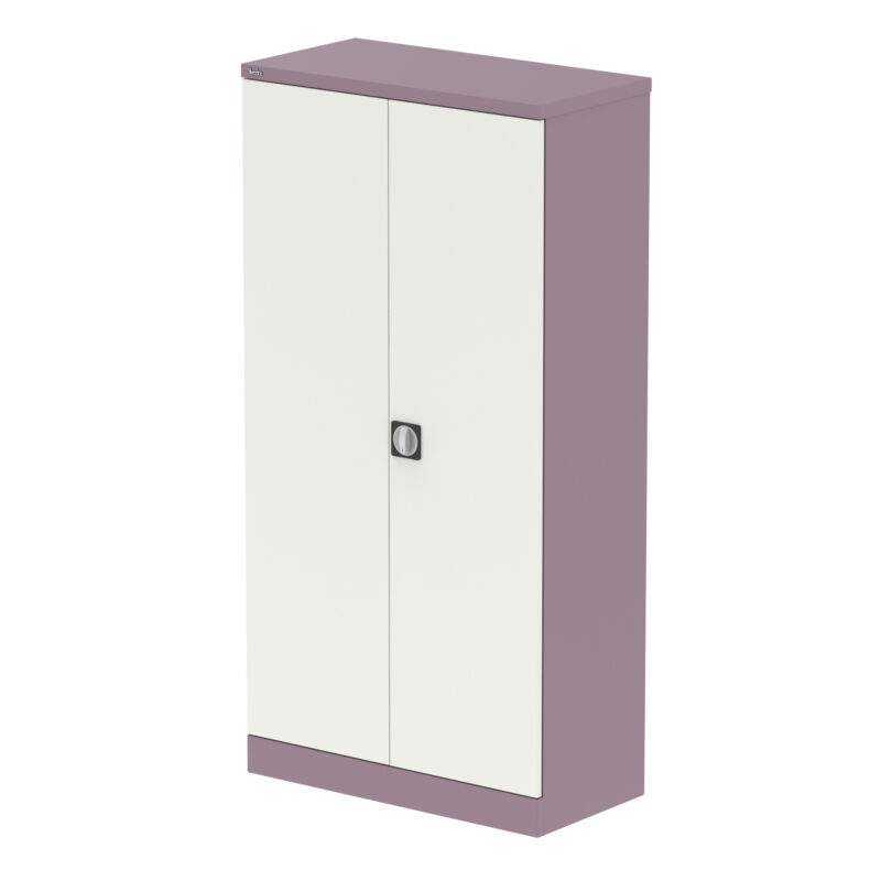 Qube Stationery 2-Door Cupboard With Shelves - Image 50