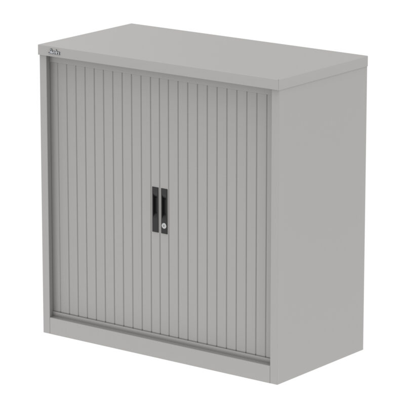 Qube Side Tambour Cupboard With Shelves - Image 7