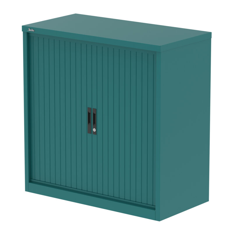 Qube Side Tambour Cupboard With Shelves - Image 18