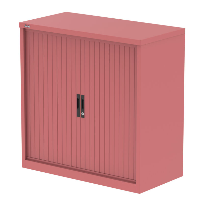 Qube Side Tambour Cupboard With Shelves - Image 19