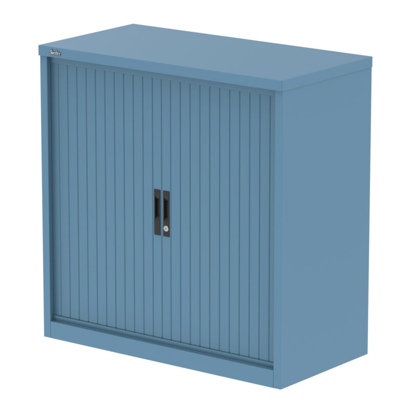Qube Side Tambour Cupboard With Shelves - Image 21