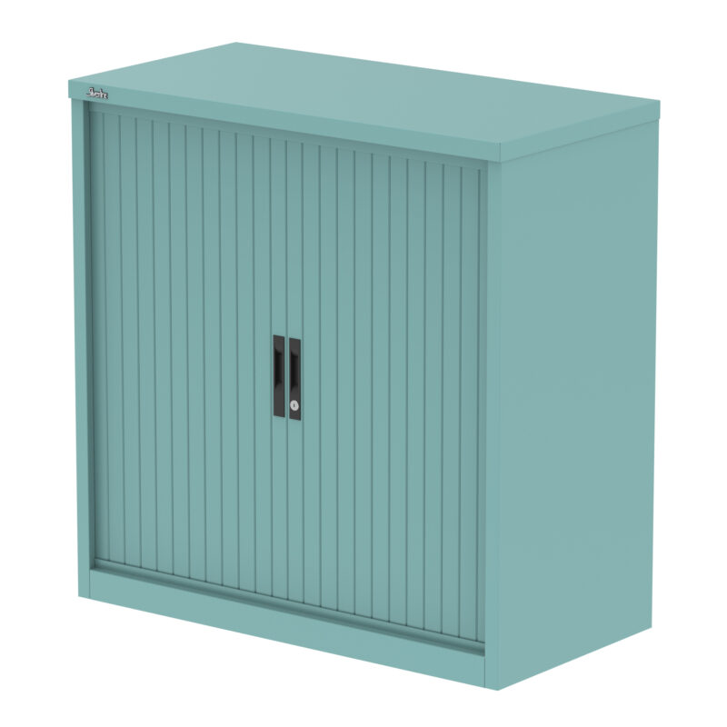Qube Side Tambour Cupboard With Shelves - Image 22