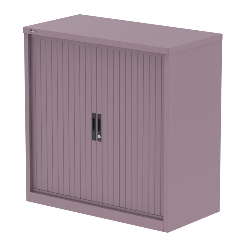 Qube Side Tambour Cupboard With Shelves - Image 23