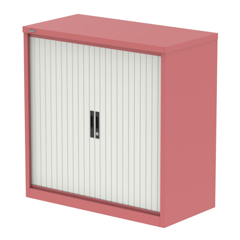 Qube Side Tambour Cupboard With Shelves - Image 24