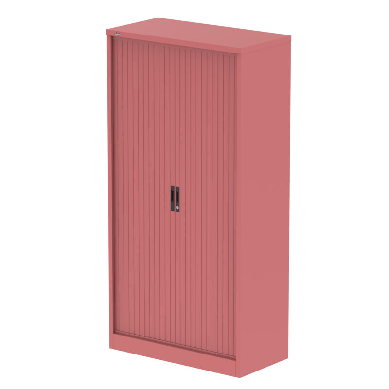 Qube Side Tambour Cupboard With Shelves - Image 41