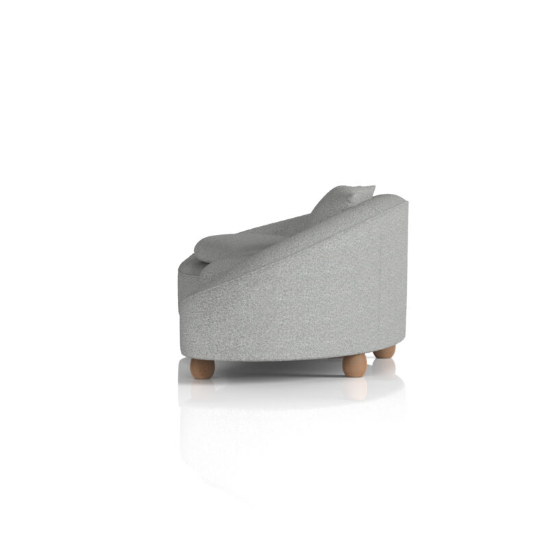 Mimi 3 Seater Curved Sofa - Image 4