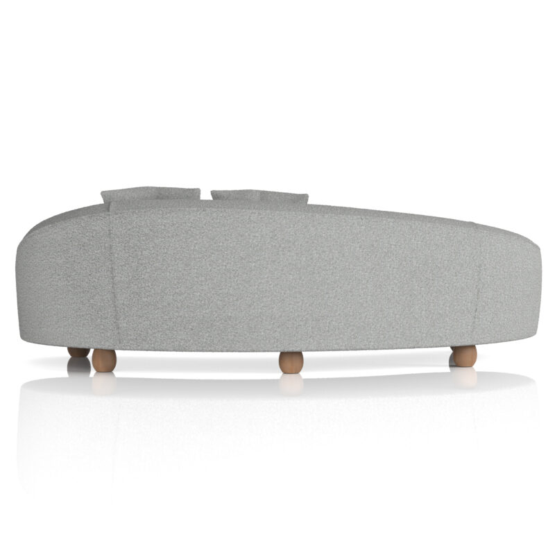 Mimi 3 Seater Curved Sofa - Image 6