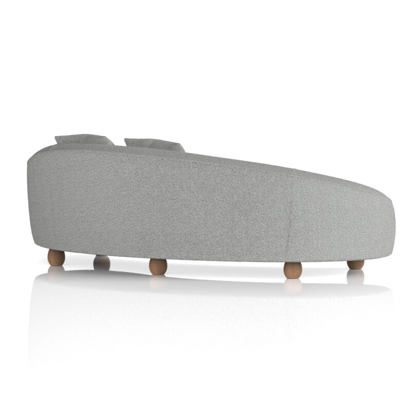 Mimi 3 Seater Curved Sofa - Image 7