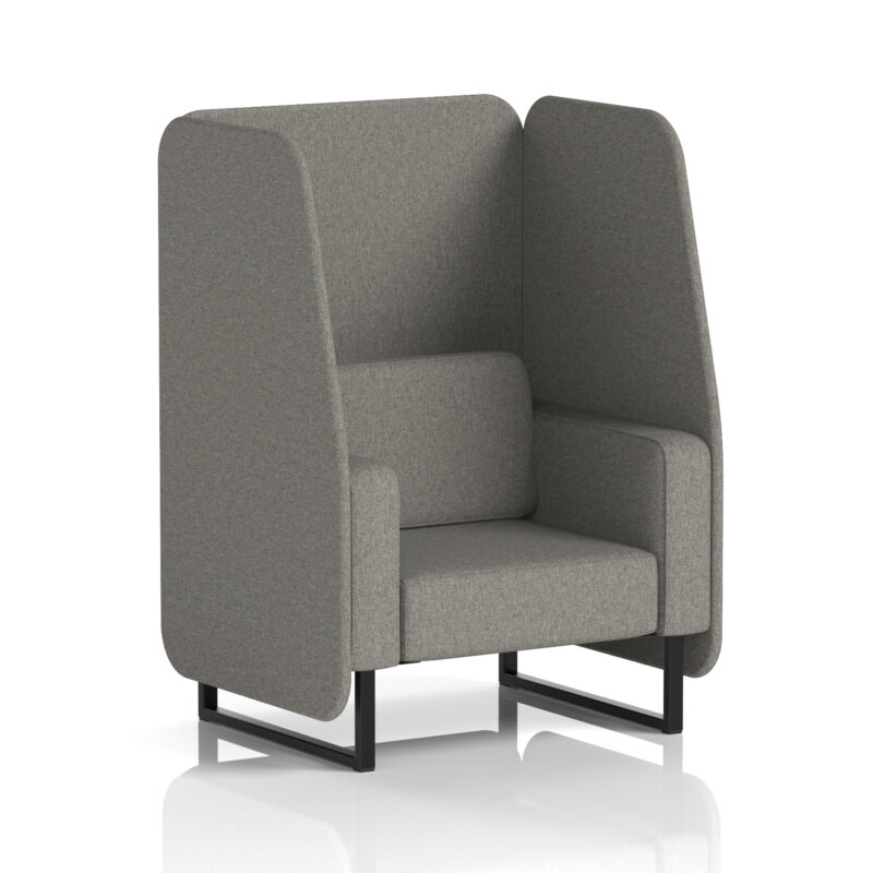 Brixworth Open Booth With Black Legs in Single Tone - Image 28