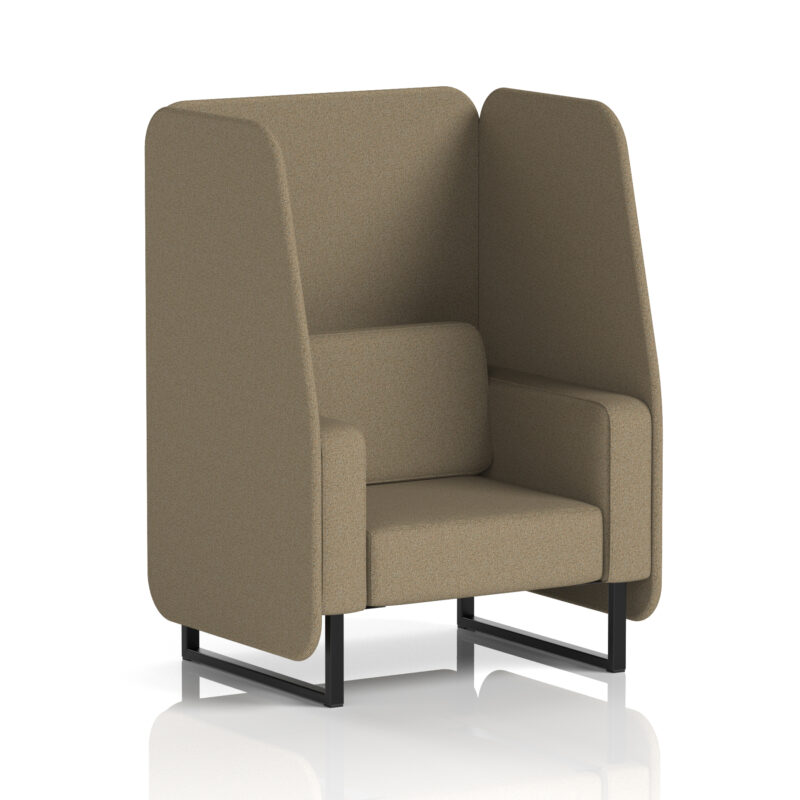 Brixworth Open Booth With Black Legs in Single Tone - Image 37