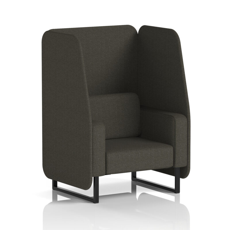 Brixworth Open Booth With Black Legs in Single Tone - Image 46
